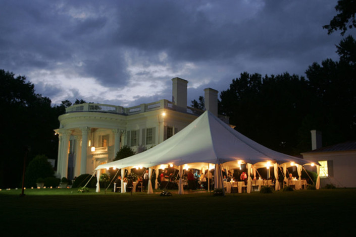 Mansion – side lawn tent