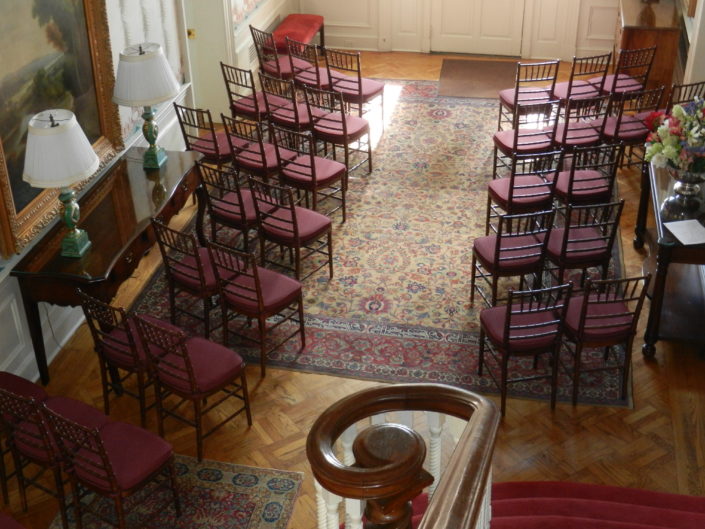 Mansion Foyer wedding (approx. 25 guests)